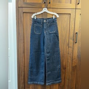 GAP Dark Blue Wide-Leg Women’s Jeans size 28/6R